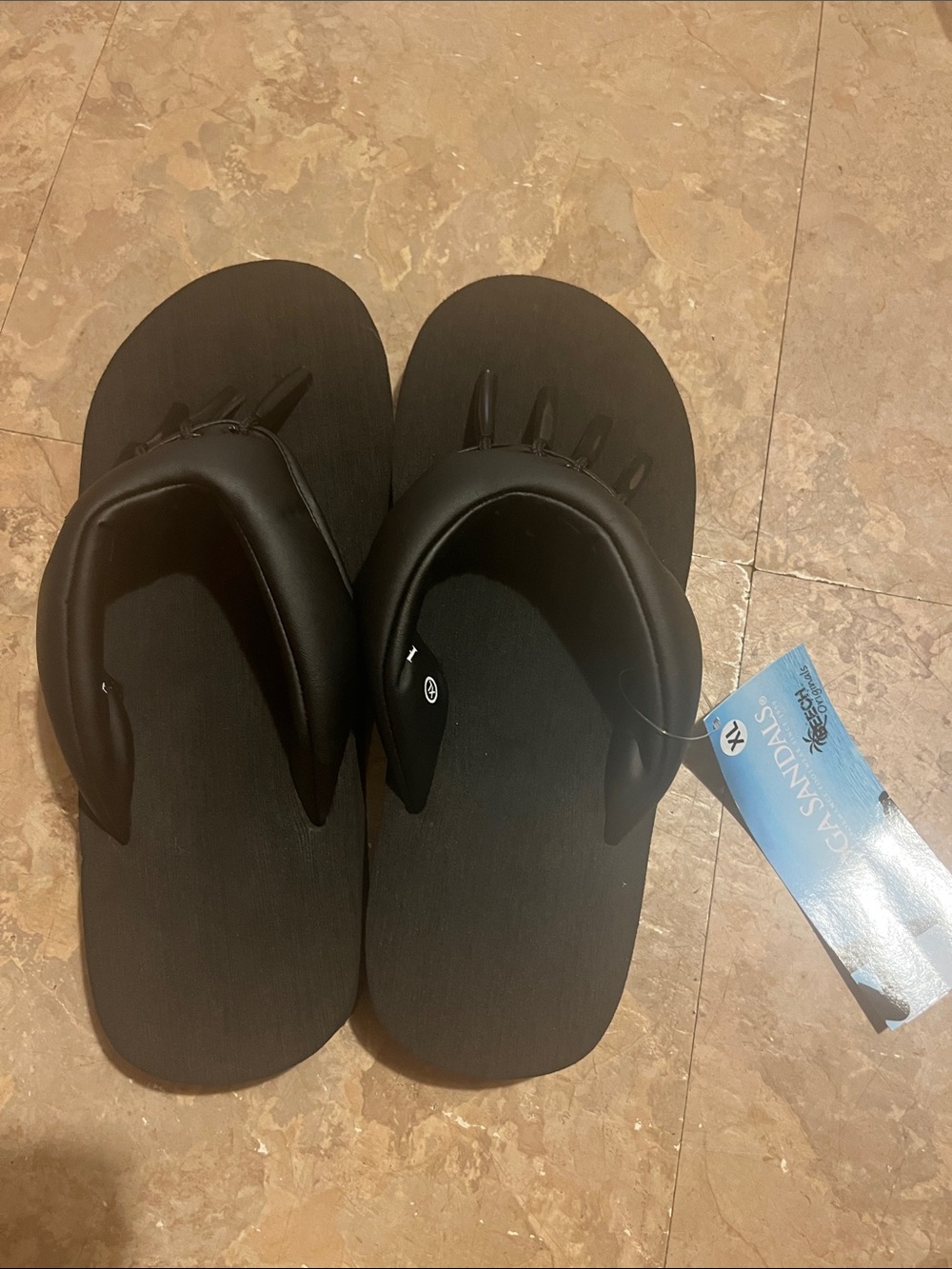 Yoga  Black Flip Flop Sandals